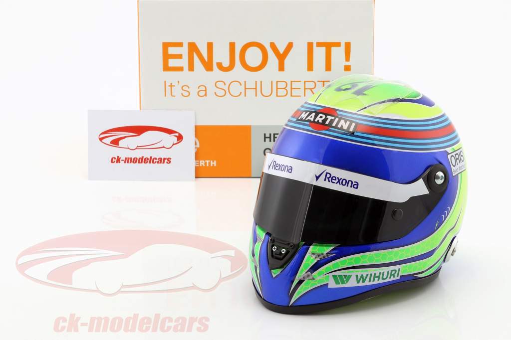 Felipe Massa Williams FW38 公式 1 2016 头盔 1:2 Schuberth