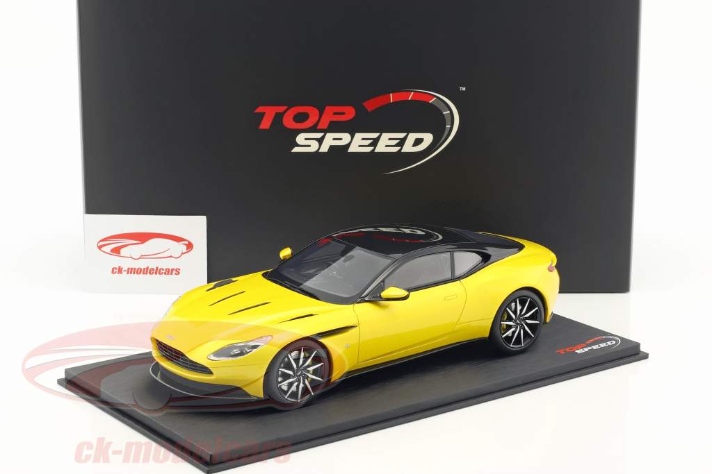 Aston Martin DB11 sunburst gelb 1:18 TrueScale
