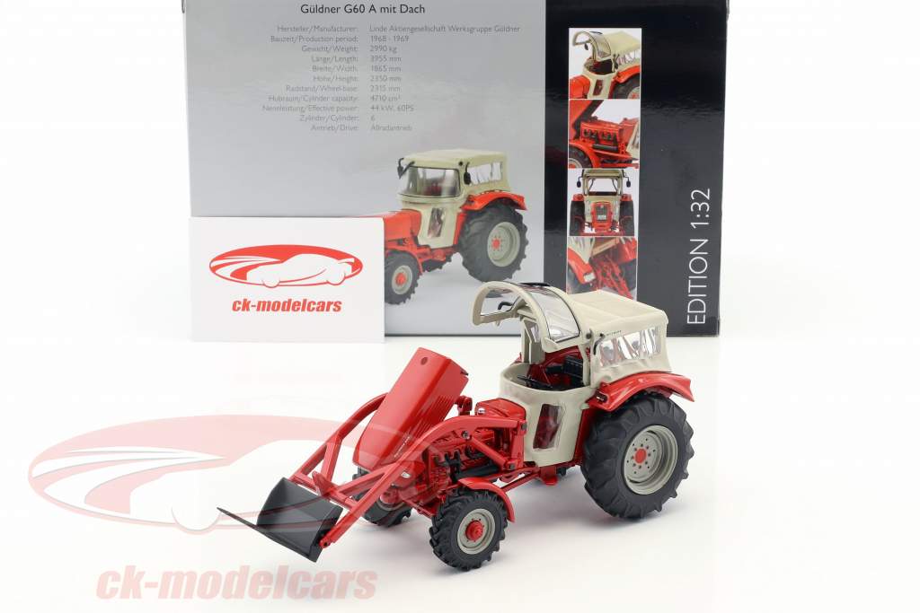 Güldner G60 A con tetto rosso / beige 1:32 Schuco