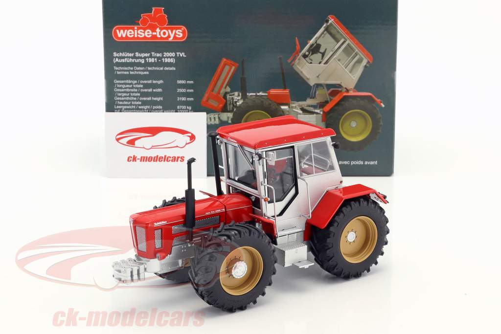 ミニカー　1/32 Schluter Super 1500 V Tractor [450925400] Schlüter Super 1500 V Traktor (1966) | Edition 1:32 | Schuco