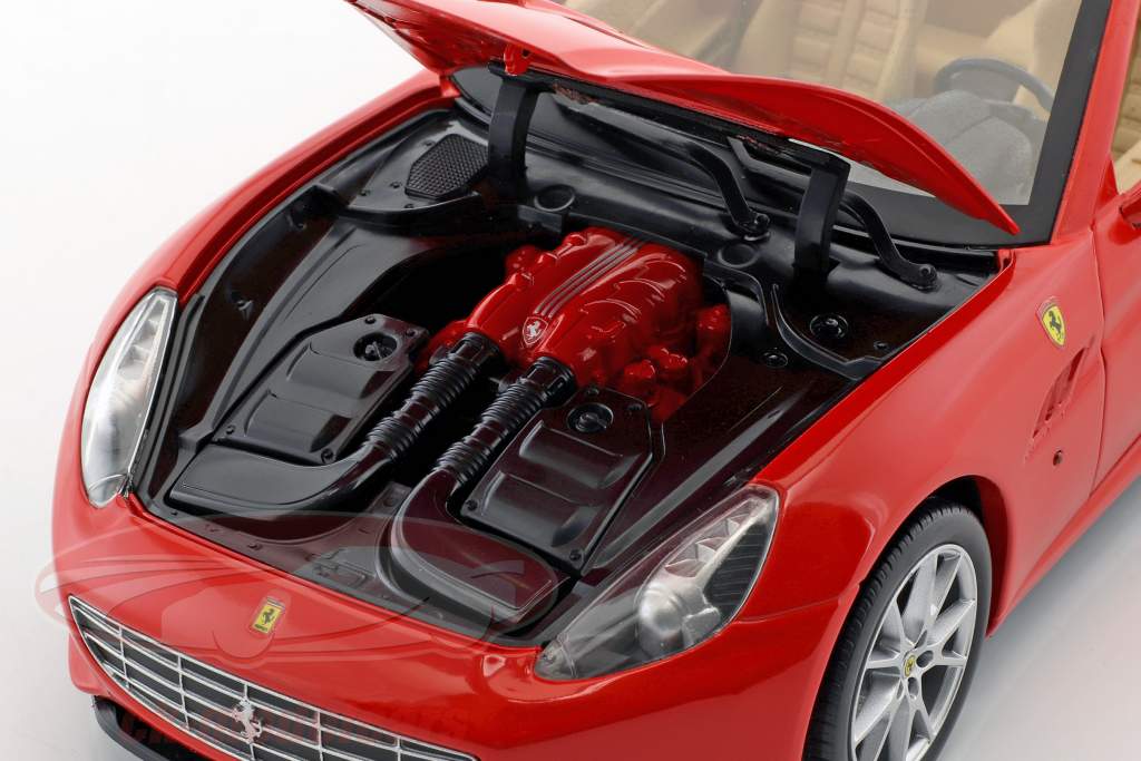 Ferrari California V8 Año 2008 rojo con Hardtop 1:18 HotWheels Foundation