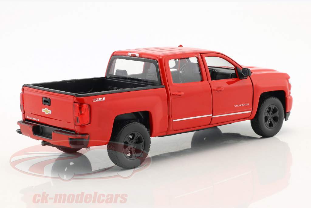 Chevrolet Silverado année de construction 2017 rouge 1:24 Welly