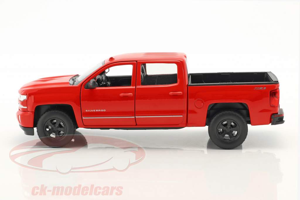 Chevrolet Silverado année de construction 2017 rouge 1:24 Welly
