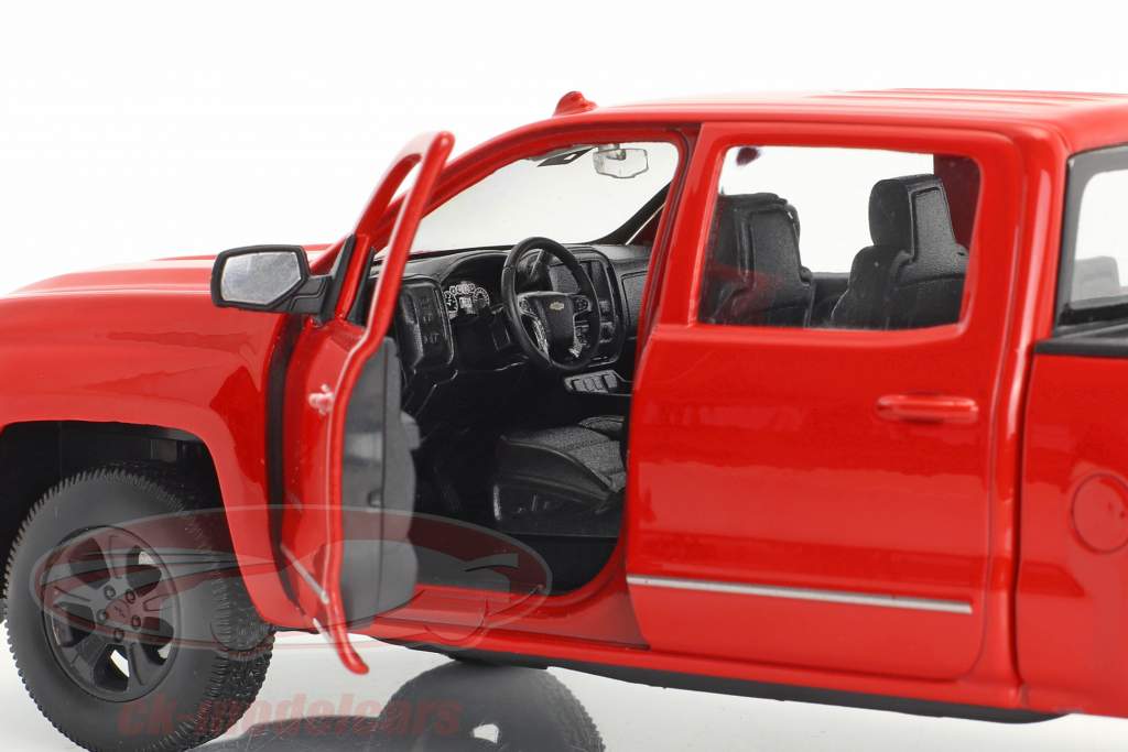 Chevrolet Silverado année de construction 2017 rouge 1:24 Welly