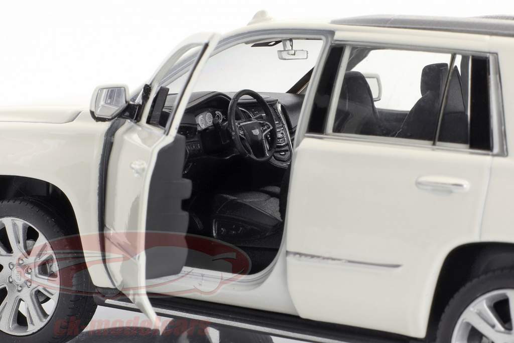 Cadillac Escalade année de construction 2017 blanc 1:24 Welly