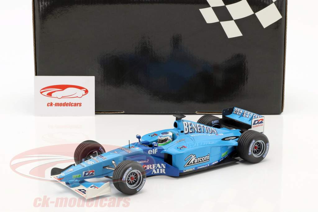 Minichamps 1:18 G. Fisichella Benetton B201 formula one 2001