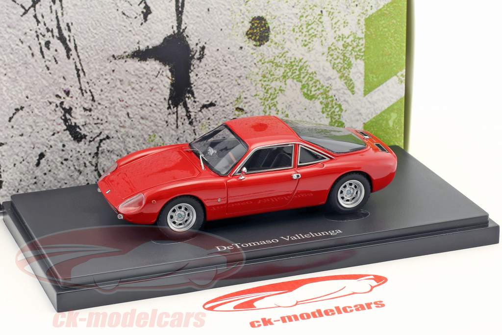 De Tomaso Vallelunga year 1965 red 1:43 AutoCult