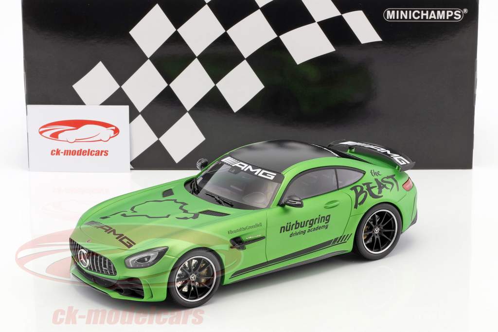 Mercedes-Benz AMG GT-R Driving Academy 2017 verde metallico 1:18 Minichamps
