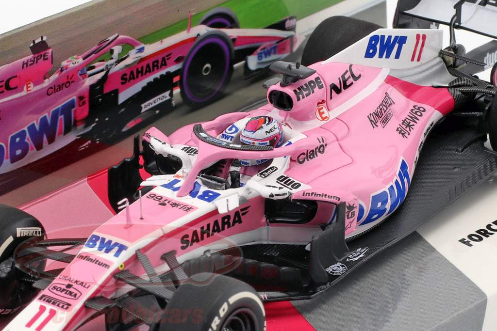 Sergio Perez Force India VJM11 #11 bahrain GP formula 1 2018 1:43 Minichamps