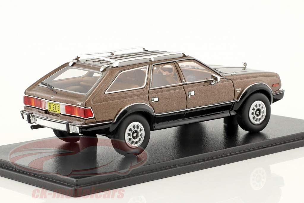 AMC Eagle Wagon year 1981 brown metallic 1:43 Neo
