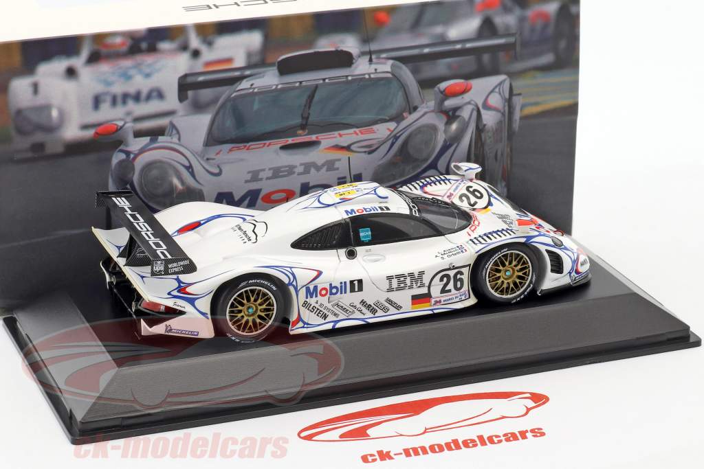 Porsche 911 GT1 #26 Ganador 24h Le Mans 1998 McNish, Aiello, Ortelli 1:43 Spark