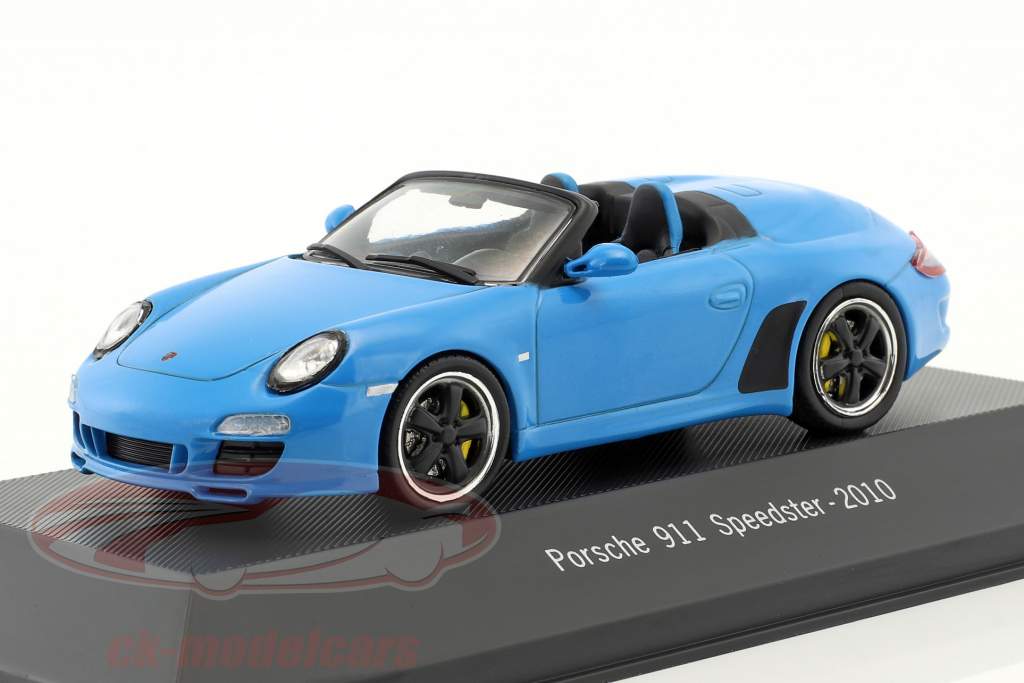 Porsche 911 (997) Speedster ano de construção 2010 azul 1:43 Atlas