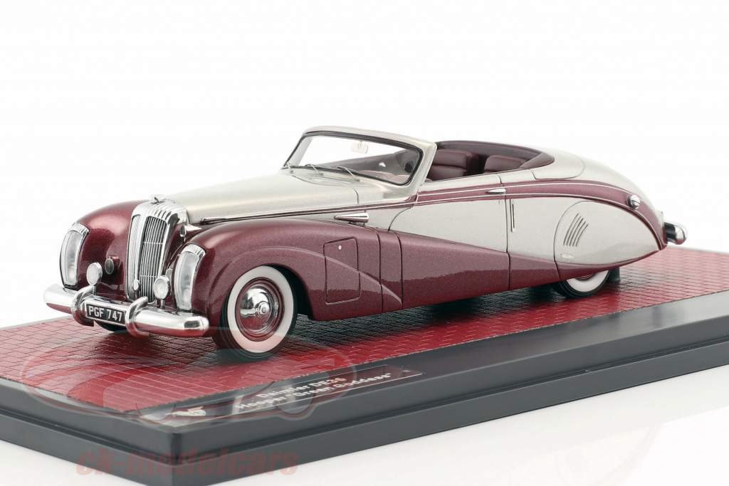 Daimler DE36 Hooper Green Goddess серебро / фиолетовый металлический 1:43 Matrix