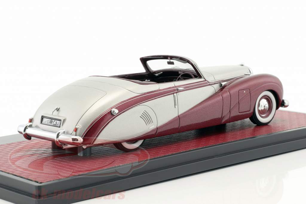 Daimler DE36 Hooper Green Goddess серебро / фиолетовый металлический 1:43 Matrix