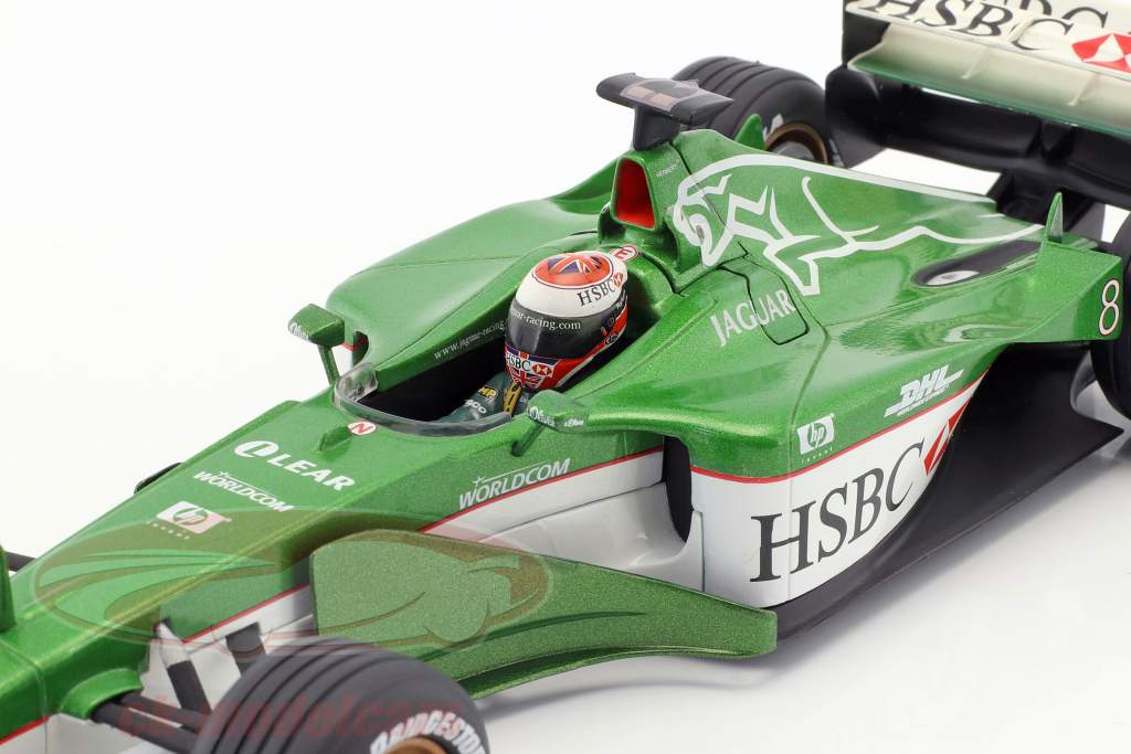 HotWheels 1:18 Johnny Herbert Jaguar R1 #8 formula 1 2000