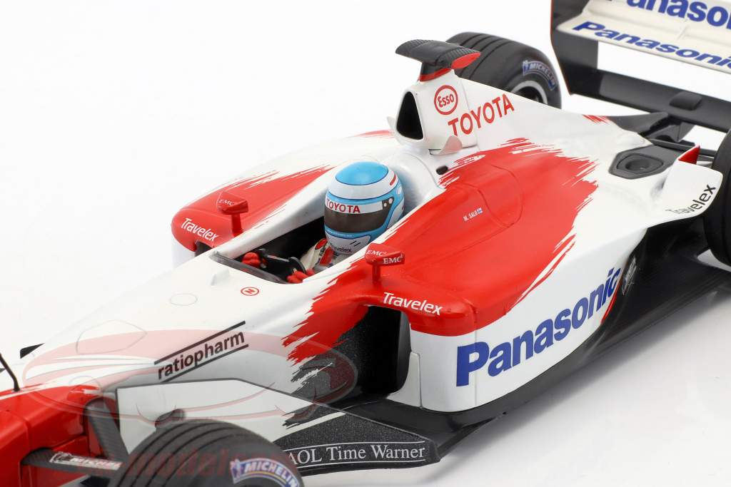 Minichamps 1:18 Mika Salo Toyota TF102 #24 formula 1 showcar