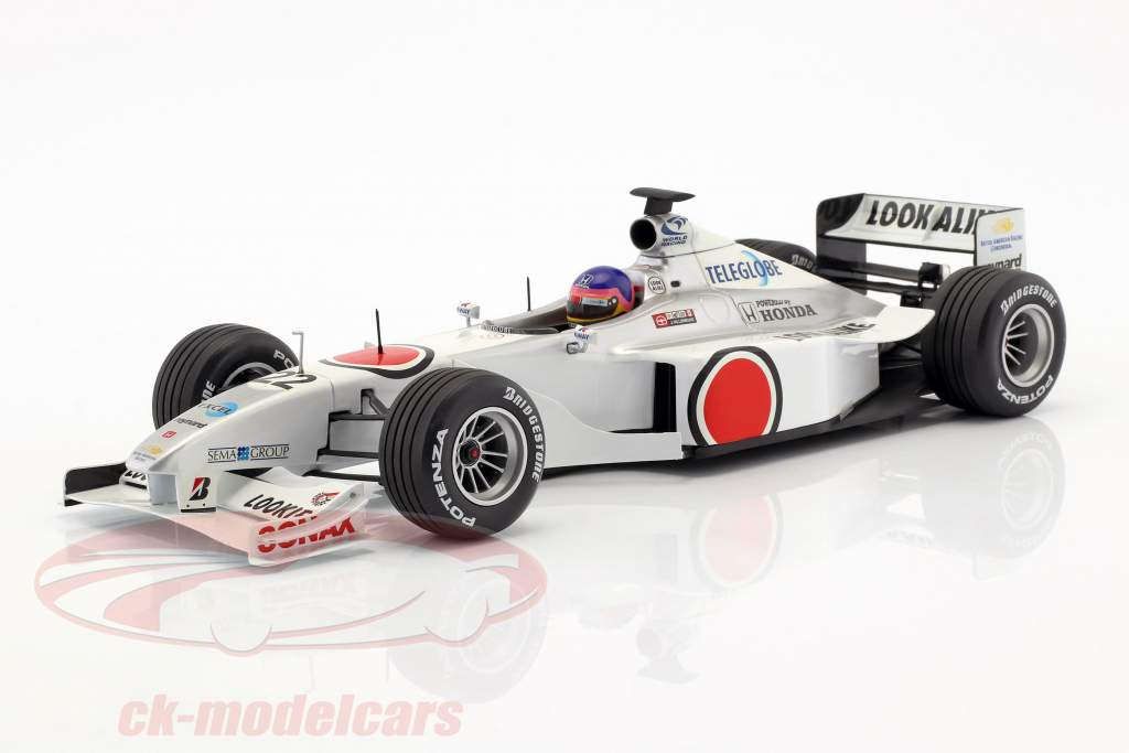 MINICHAMPS 1:18 ミニカー B.A.R Honda Showcar Minichamps 1/18 BAR Honda Showcar 2003 Jensen Button Diecast