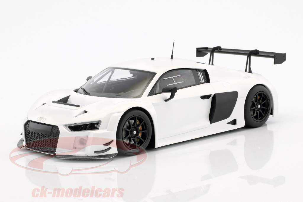 Audi R8 LMS Ultra año 2015 Plain Body Edition blanco 1:18 Minichamps
