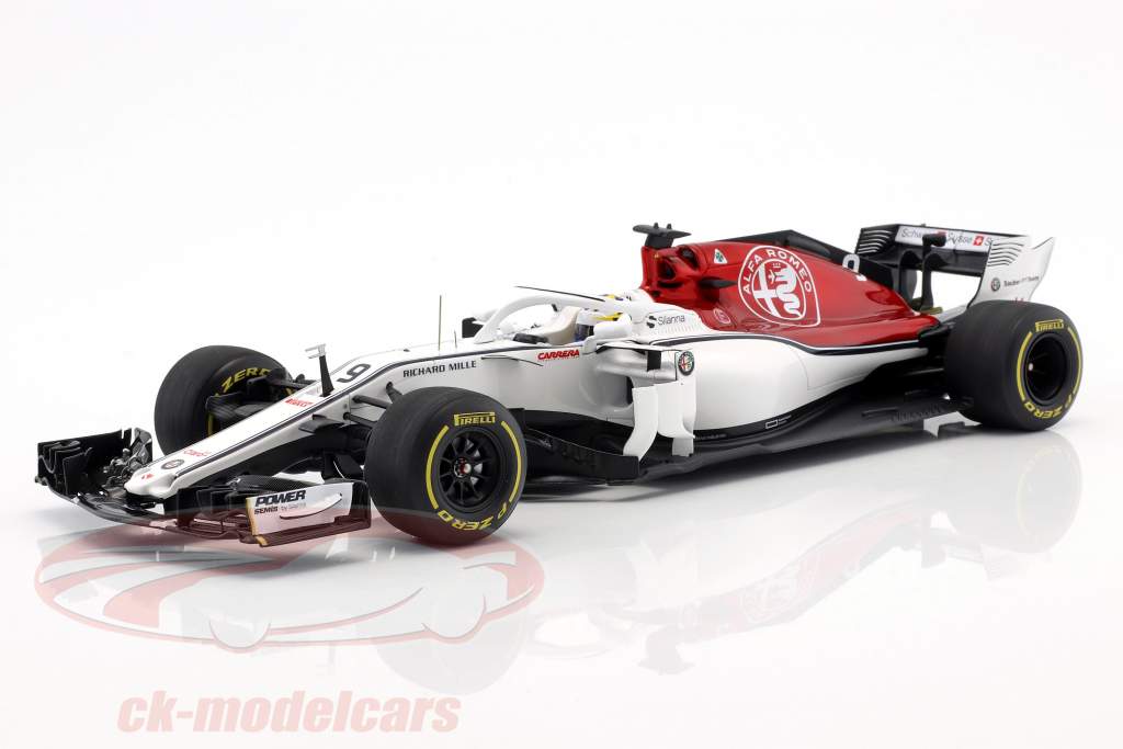 Marcus Ericsson Sauber C37 #9 bahrain GP formule 1 2018 1:18 Spark