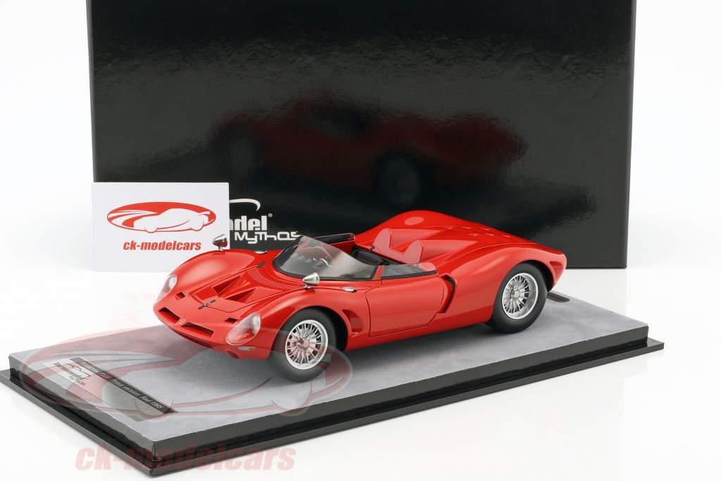 Bizzarrini P538 spyder Press Version 1965 rosso corsa 1:18 Tecnomodel