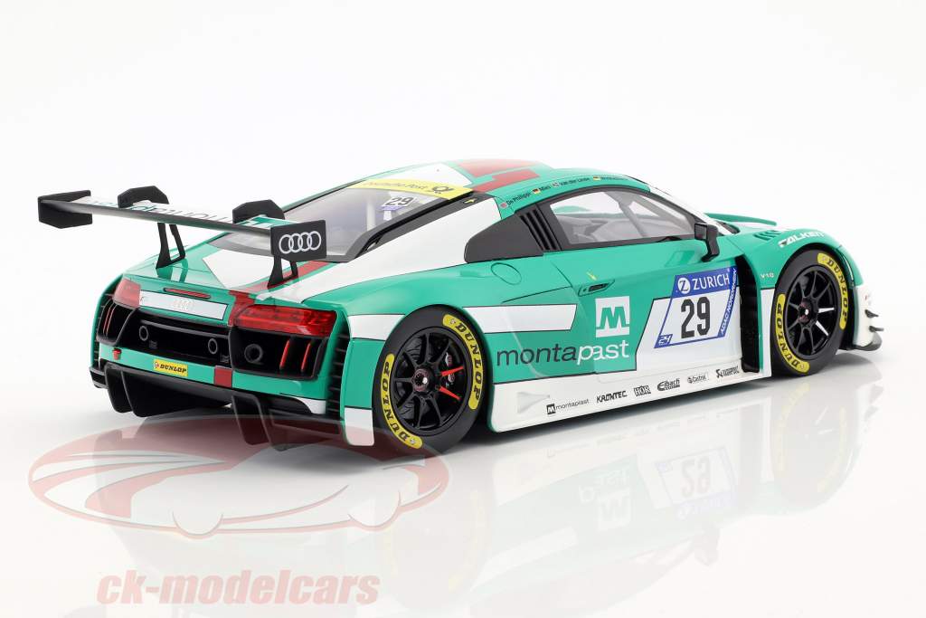 Audi R8 LMS #29 gagnant 24h Nürburgring 2017 Audi Sport Team Land 1:18 Paragon Models