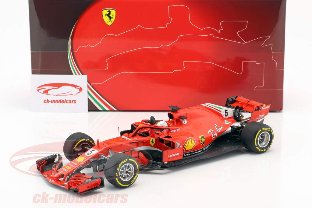 Sebastian Vettel Ferrari SF71H #5 winnaar Australisch GP formule 1 2018 1:18 BBR