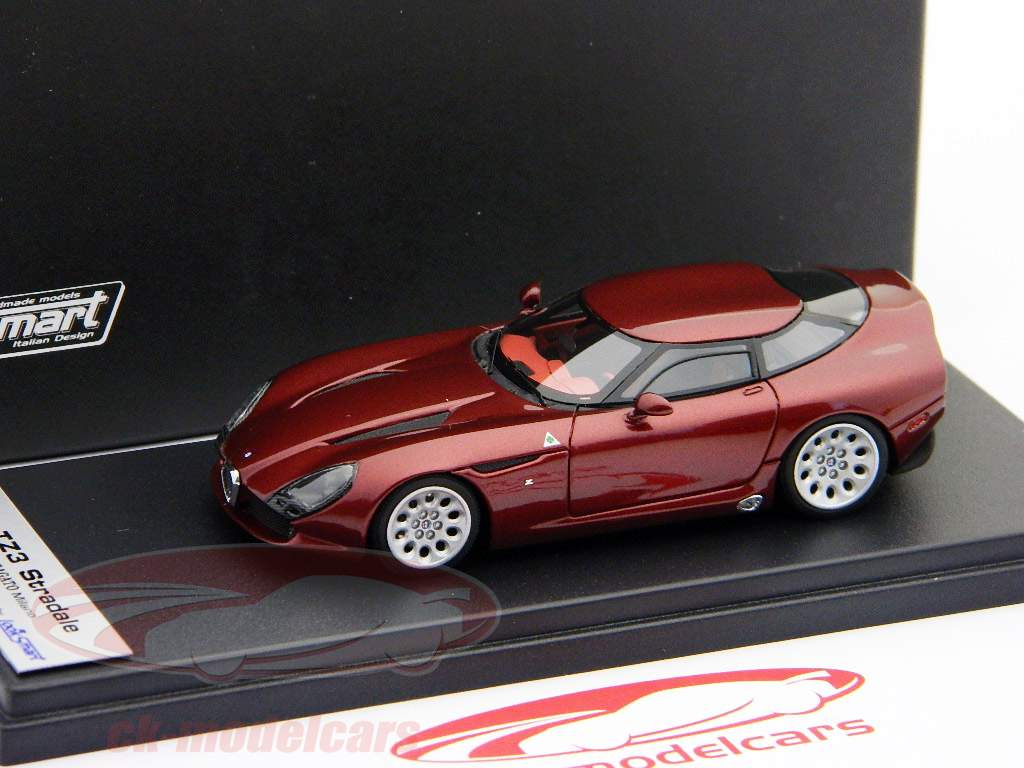 Alfa Romeo TZ3 Stradale metallic rød / rød metallic 1:43 Looksmart