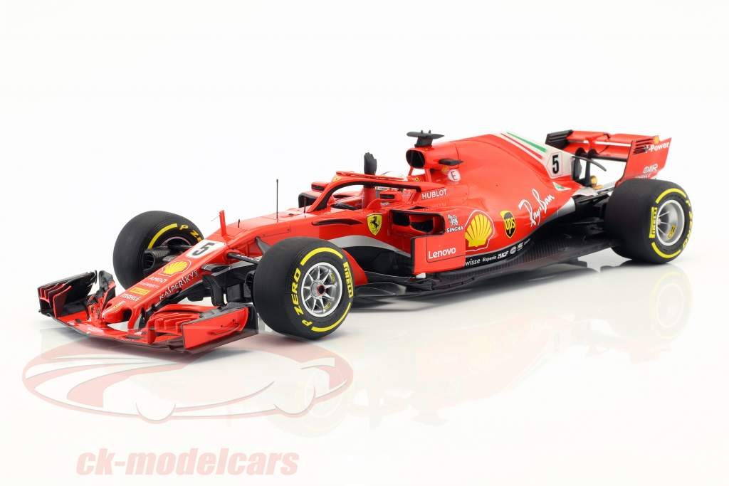 Sebastian Vettel Ferrari SF71H #5 winnaar Australisch GP formule 1 2018 1:18 BBR