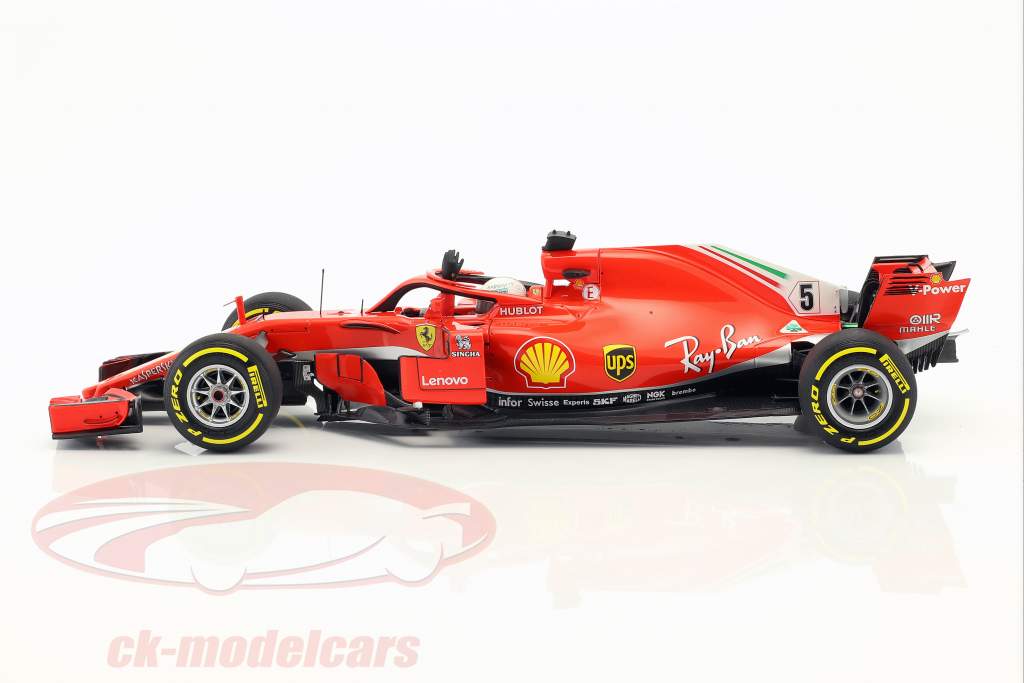 Sebastian Vettel Ferrari SF71H #5 winnaar Australisch GP formule 1 2018 1:18 BBR