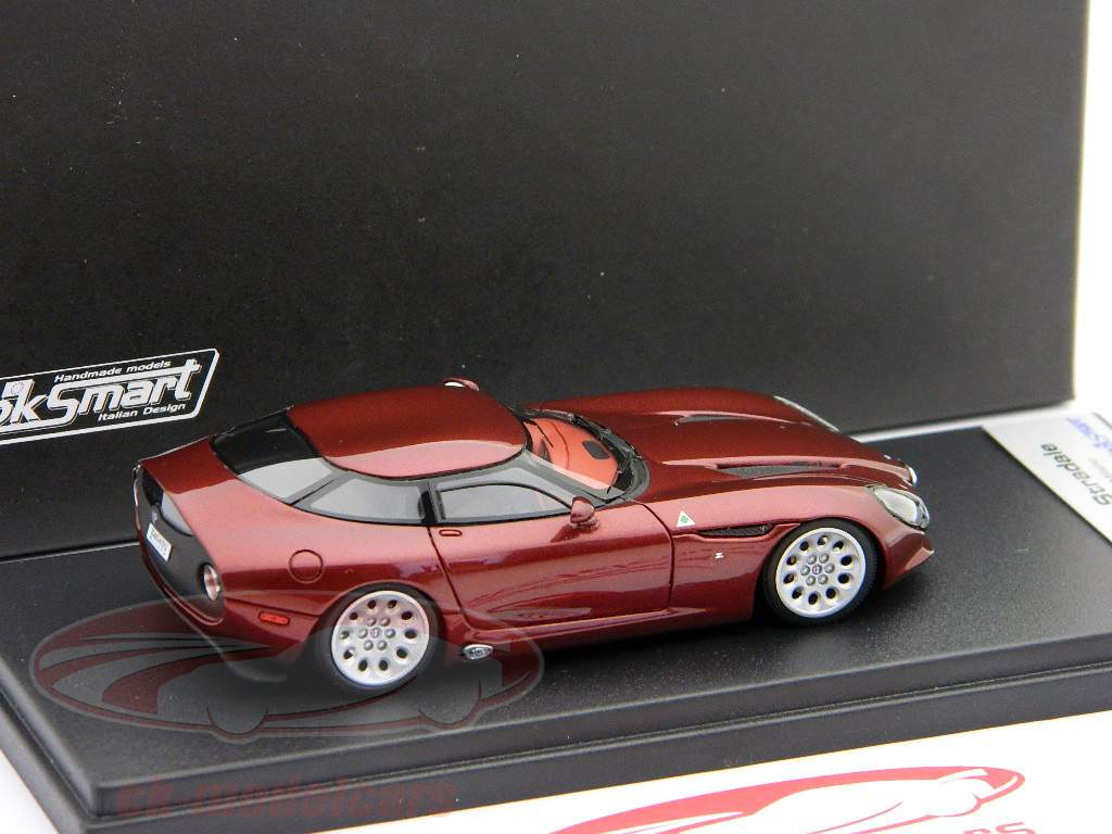 Alfa Romeo TZ3 Stradale metallic rød / rød metallic 1:43 Looksmart