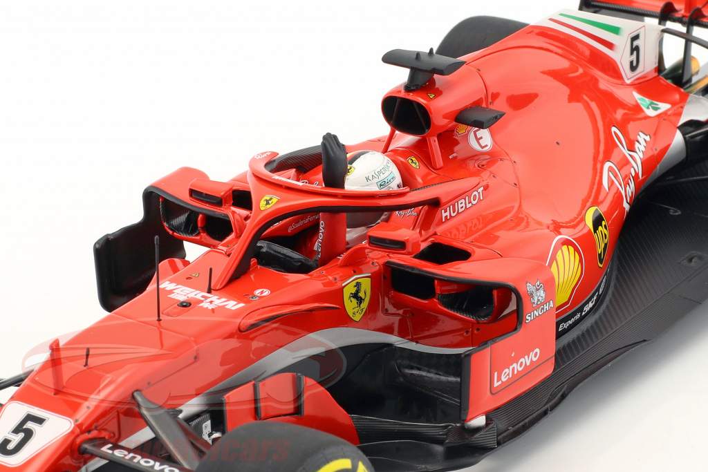 Sebastian Vettel Ferrari SF71H #5 winnaar Australisch GP formule 1 2018 1:18 BBR