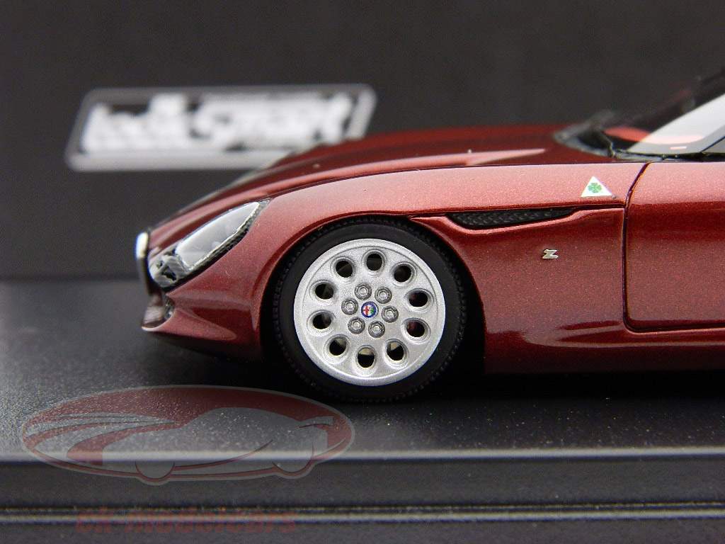 Alfa Romeo TZ3 Stradale metallic rød / rød metallic 1:43 Looksmart
