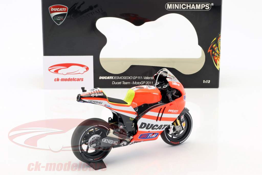 1/12 ドゥカティ GP11.1 #46 モトGP 2011 V.ロッシ Minichamps 1:12 Valentino Rossi Ducati Desmosedici GP11.1