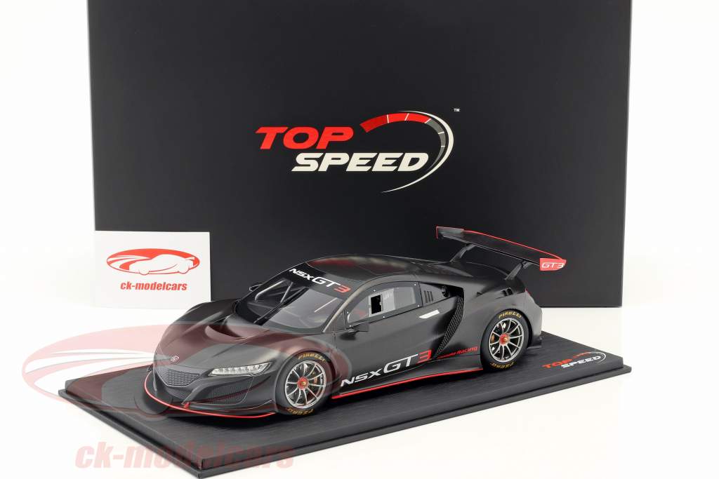 Honda NSX GT3 Presentation Car 2017 nero 1:18 TrueScale