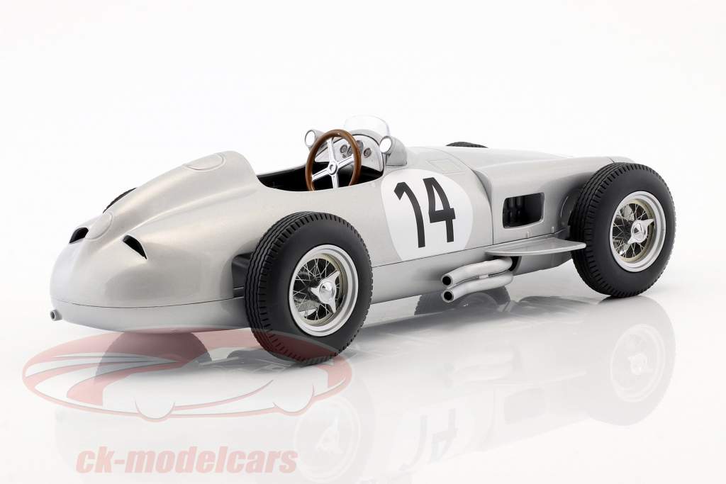 Karl Kling Mercedes-Benz W196 #14 3ª britânico GP fórmula 1 1955 1:18 iScale