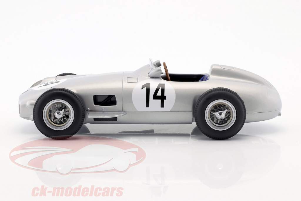 Karl Kling Mercedes-Benz W196 #14 3ª britânico GP fórmula 1 1955 1:18 iScale