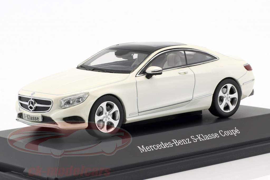Mercedes-Benz S-Class coupe diamond white metallic 1:43 Kyosho