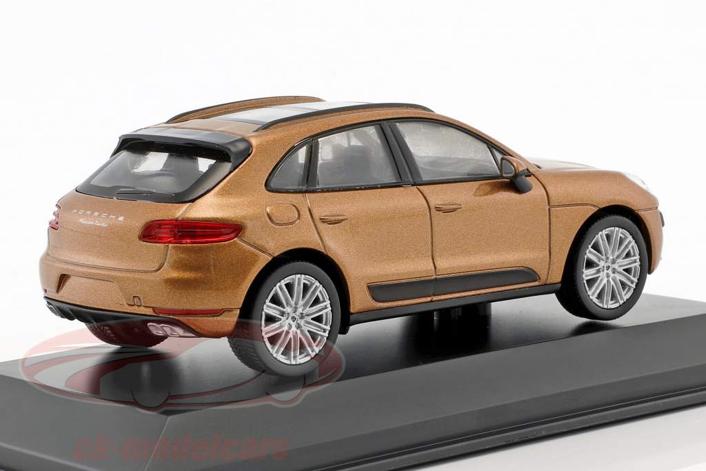 保时捷 马坎 涡轮 金金属色 1:43 威利 Welly