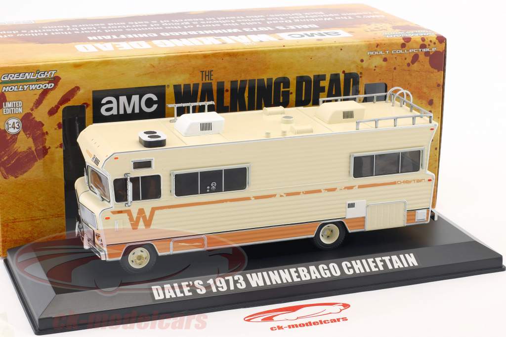 Dale's Winnebago Chieftain 築 1973 テレビシリーズ The Walking Dead （以降 2010) ベージュ 1:43 Greenlight