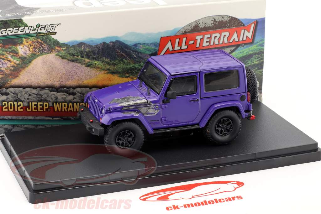 Jeep Wrangler All Terrain 冬 版 2017 パープル 1:43 Greenlight