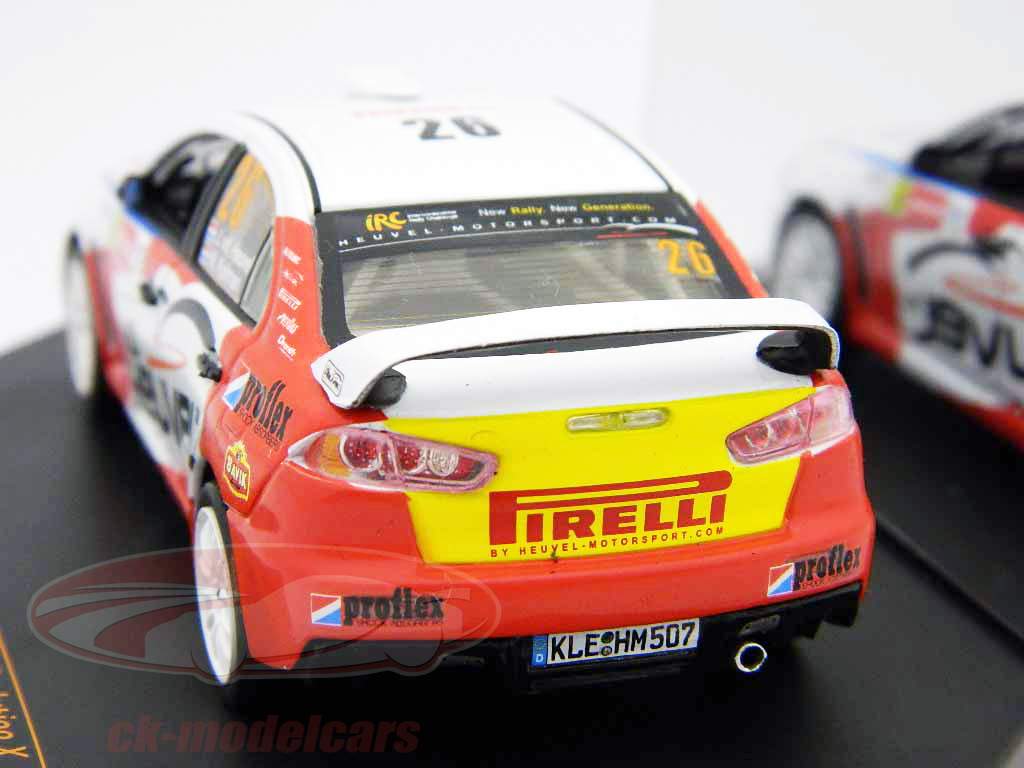 Mitsubishi Lancer Evolution X #26 Rallye d'Ypres Vitesse 2011 1:43