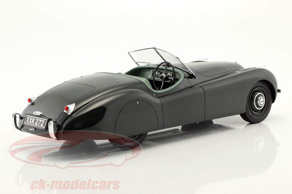 Jaguar XK 120 OTS année de construction 1948-1954 vert foncé 1:12 Matrix