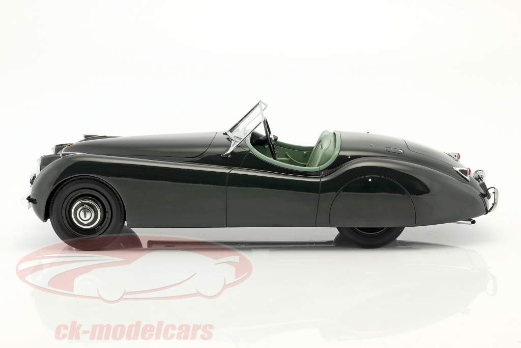 Jaguar XK 120 OTS année de construction 1948-1954 vert foncé 1:12 Matrix