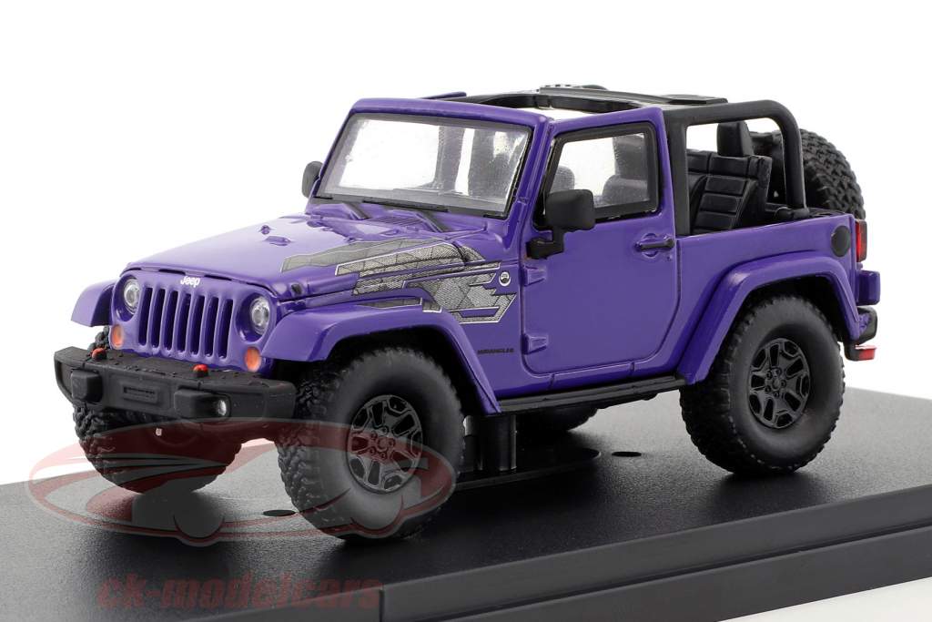 Jeep Wrangler All Terrain 冬 版 2017 パープル 1:43 Greenlight