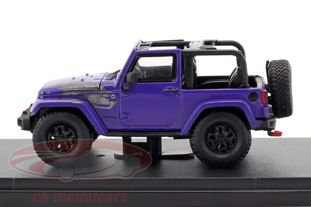 Jeep Wrangler All Terrain 冬 版 2017 パープル 1:43 Greenlight
