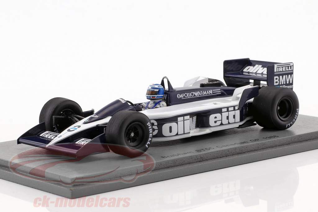 Derek Warwick Brabham BT55 #8 канадец GP формула 1 1986 1:43 Spark