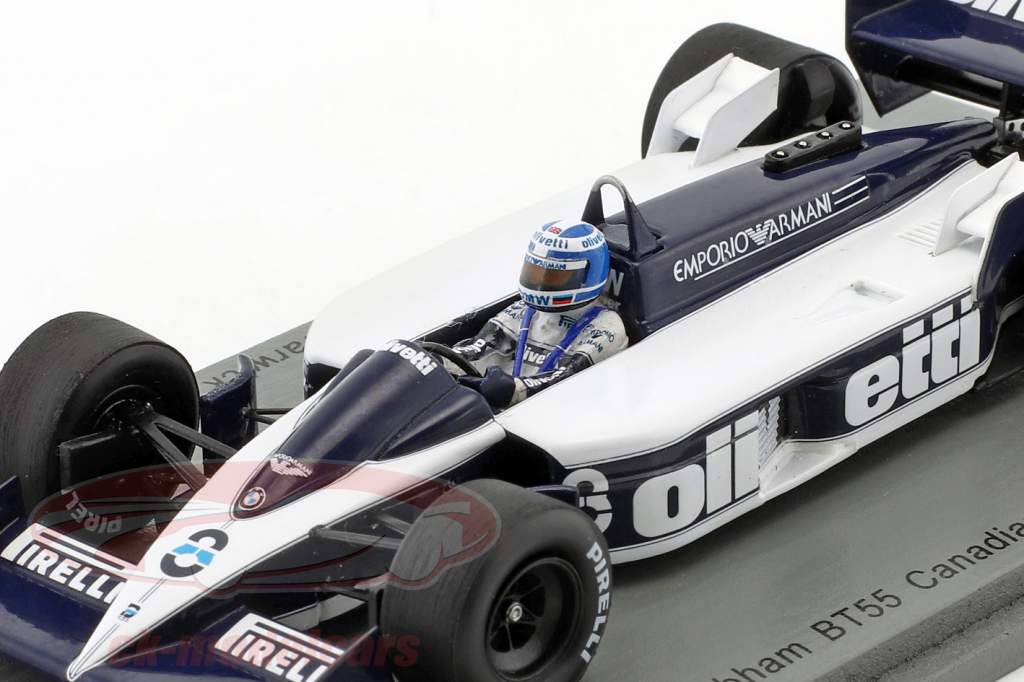 Derek Warwick Brabham BT55 #8 канадец GP формула 1 1986 1:43 Spark