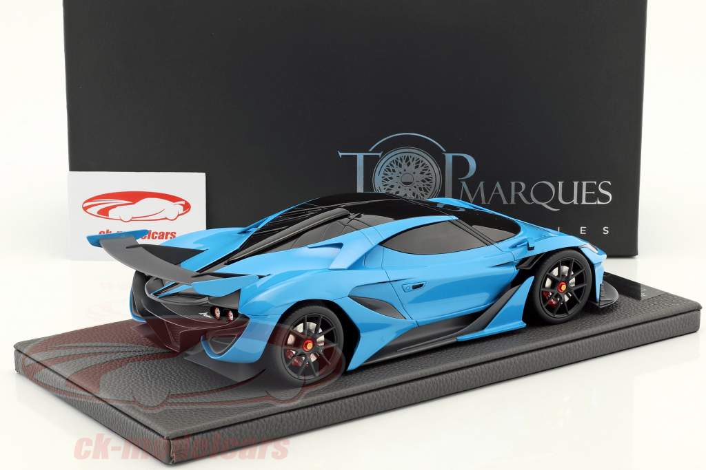 Apollo Arrow Год постройки 2016 синий 1:18 TopMarques