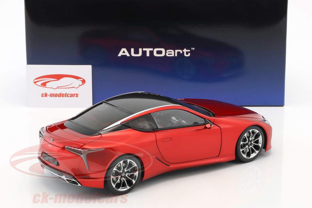 Lexus LC 500 year 2017 red metallic 1:18 AUTOart