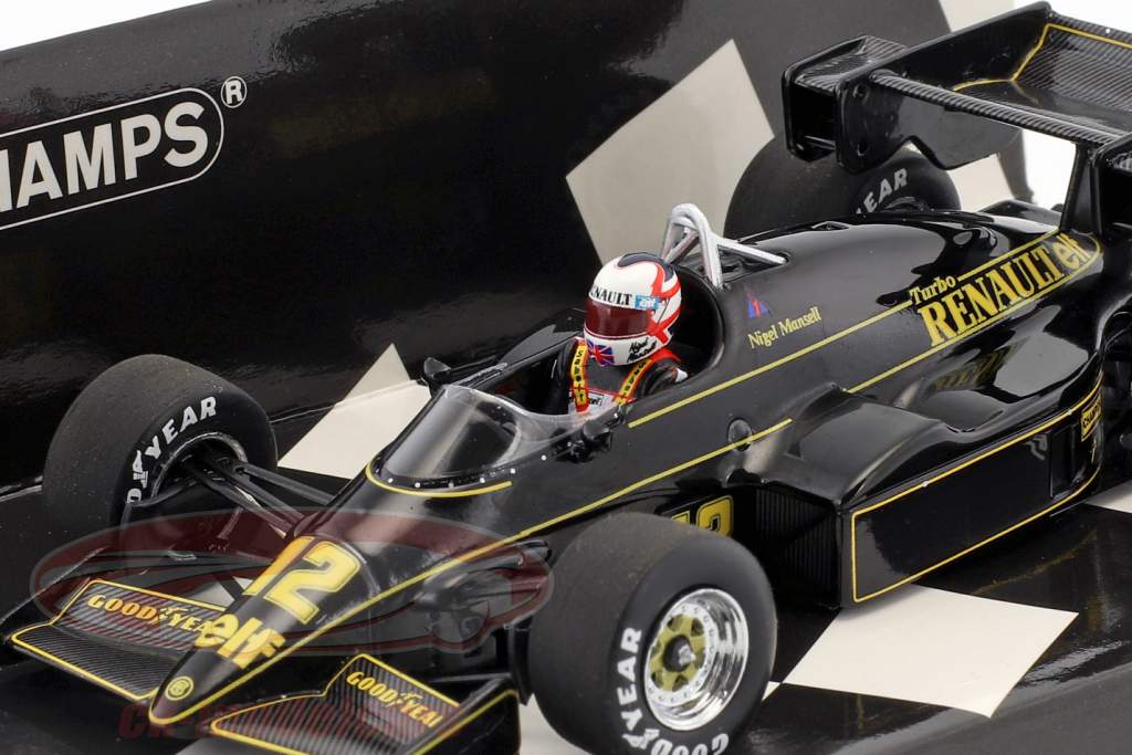 Minichamps 1:43 Nigel Mansell Lotus 95T #12 formula 1 1984